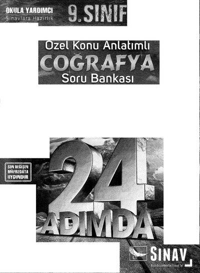 ÖZEL KONU ANALTIMLI COĞRAFYA SORU BANKASI 24 ADIMDA Vega Efsanesi