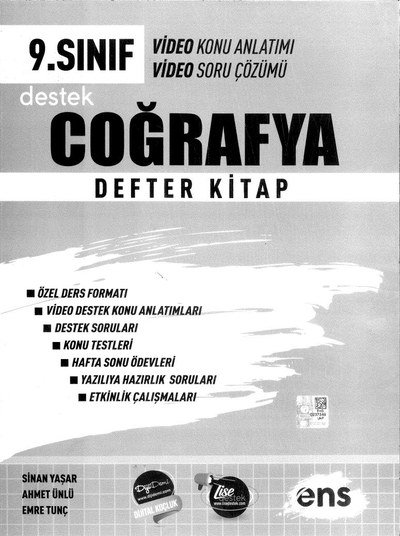 COĞRAFYA DEFTER KİTAP VİDEO KONU ANLATIMI