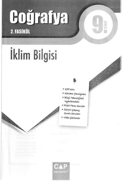 COĞRAFYA 2. FASİKÜL İKLİM BİLGİSİ