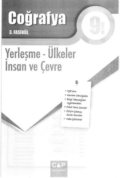COĞRAFYA 3. FASİKÜL YERLEŞME ÜLKELER İNSAN VE ÇEVRE Vega Efsanesi