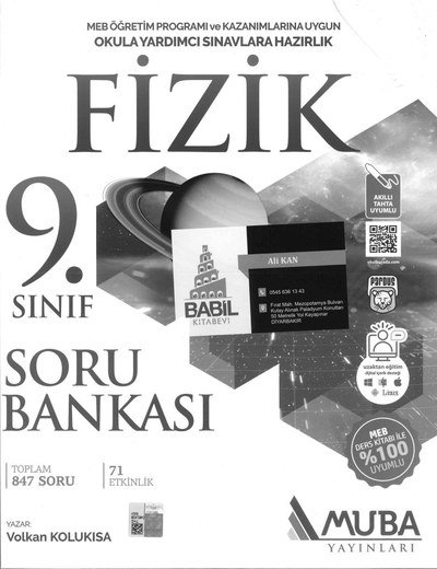 FİZİK SORU BANKASI Vega Efsanesi