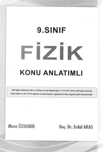 FİZİK KONU ANLATIMLI