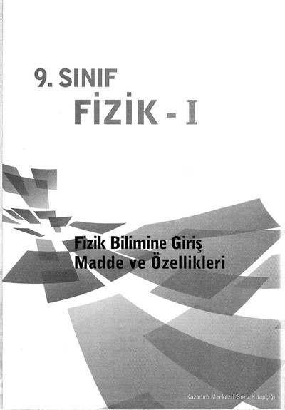 FİZİK - 1 FİZİK BİLİMİNE GİRİŞ MADDE VE ÖZELLİKLERİ Vega Efsanesi