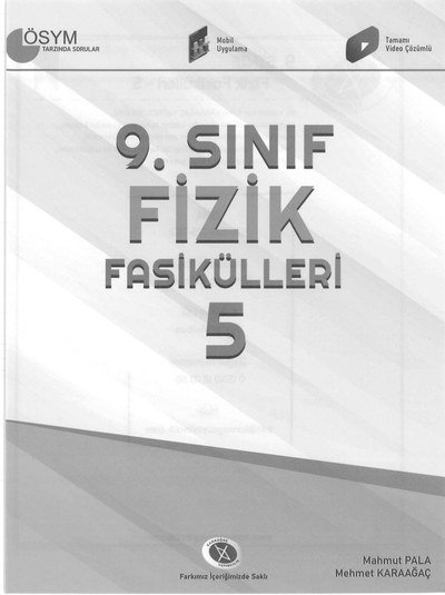 FİZİK FASİKÜLLERİ 5 ÖSYM TARZINDA SORULAR Vega Efsanesi