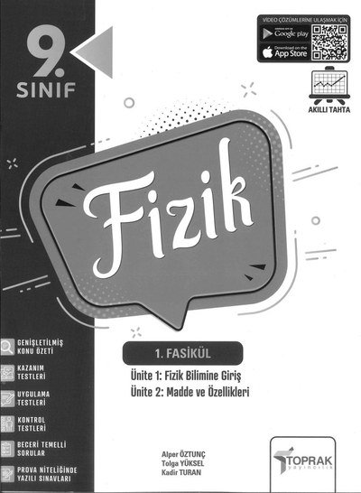 FİZİK 1. FASİKÜL FİZİK BİLİMİNE GİRİŞ MADDE VE ÖZELLİKLERİ Vega Efsanesi