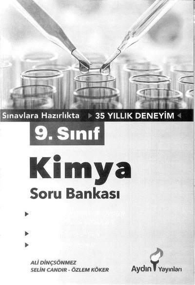 KİMYA SORU BANKASI Vega Efsanesi