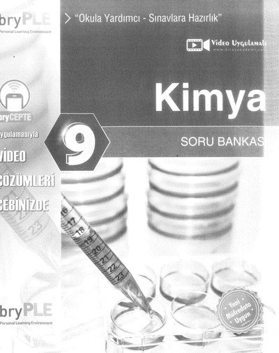 KİMYA SORU BANKASI OKULA YARDIMCI SINAVLARA HAZIRLIK Vega Efsanesi