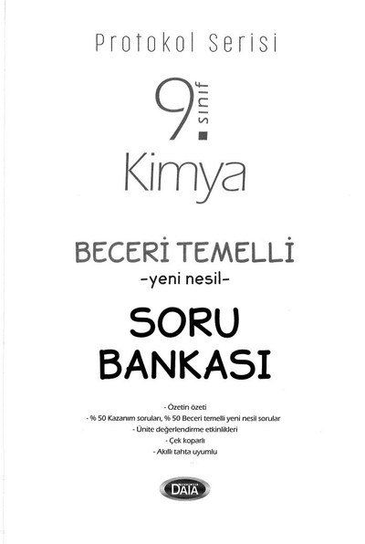 KİMYA BECERİ TEMELLİ YENİ NESİL SORU BANKASI Vega Efsanesi