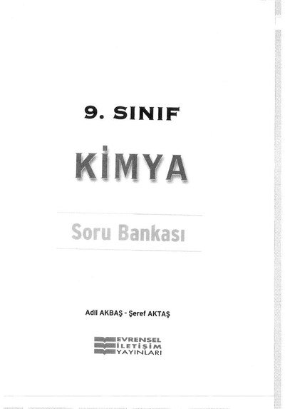 KİMYA SORU BANKASI Vega Efsanesi