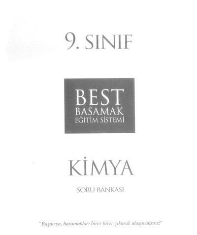 KİMYA SORU BANKASI Vega Efsanesi