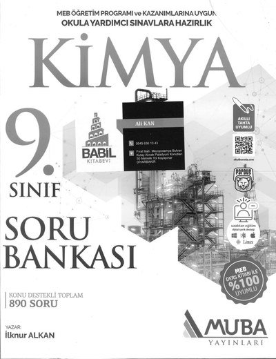 KİMYA SORU BANKASI Vega Efsanesi