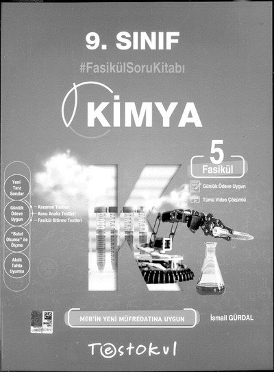 KİMYA FASİKÜL SORU KİTABI Vega Efsanesi