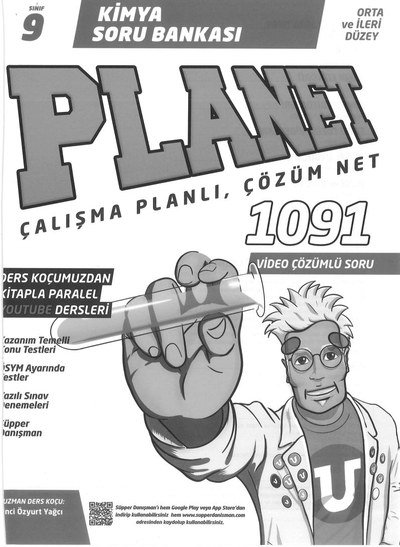KİMYA SORU BANKASI PLANET 1091 VİDEO ÇÖZÜMLÜ SORU Vega Efsanesi