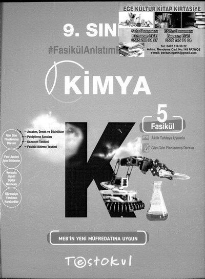 KİMYA FASİKÜL ANLATIM KİTABI