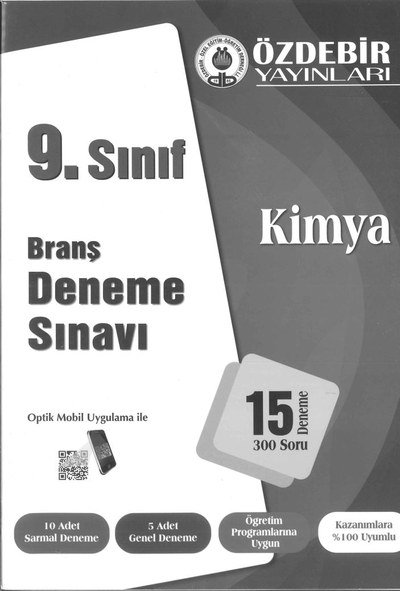 BRANŞ DENEME SINAVI KİMYA 15 DENEME 300 SORU Vega Efsanesi