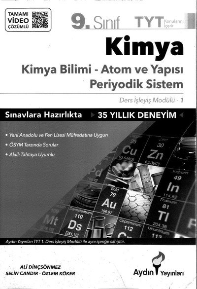 KİMYA BİLİMİ ATOM VE YAPISI PERİYODİK SİSTEM Vega Efsanesi