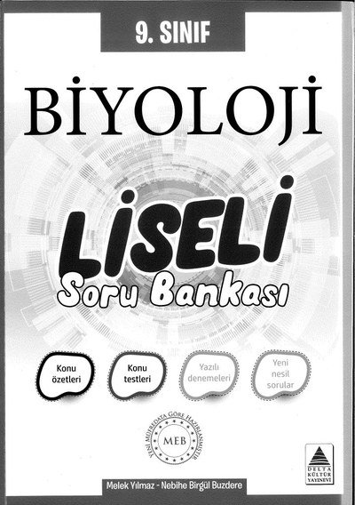 BİYOLOJİ LİSELİ SORU BANKASI