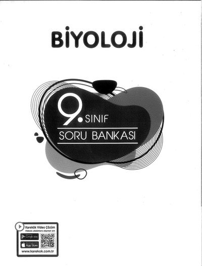 BİYOLOJİ SORU BANKASI
