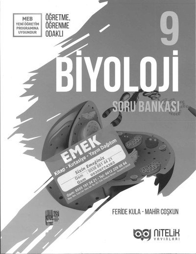 BİYOLOJİ SORU BANKASI FERİDE KULA MAHİR COŞKUN Vega Efsanesi