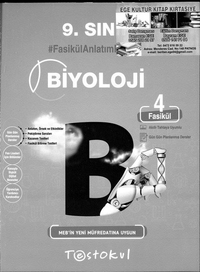 BİYOLOJİ FASİKÜL ANLATIM KİTABI Vega Efsanesi