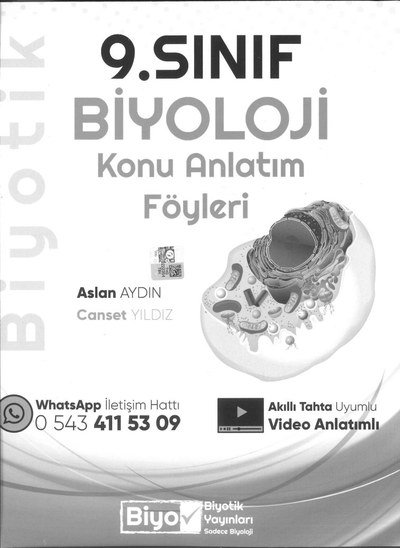 BİYOLOJİ KONU ANLATIM FÖYLERİ