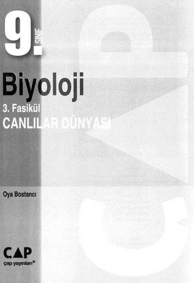 BİYOLOJİ 3. FASİKÜL CANLILAR DÜNYASI