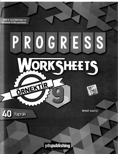 PROGRESS WORKSHEETS 40 YAPRAK Vega Efsanesi