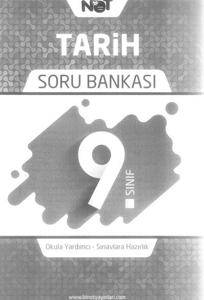 TARİH SORU BANKASI OKULA YARDIMCI SINAVLARA HAZIRLIK