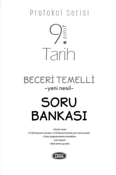 TARİH BECERİ TEMELLİ YENİ NESİL SORU BANKASI