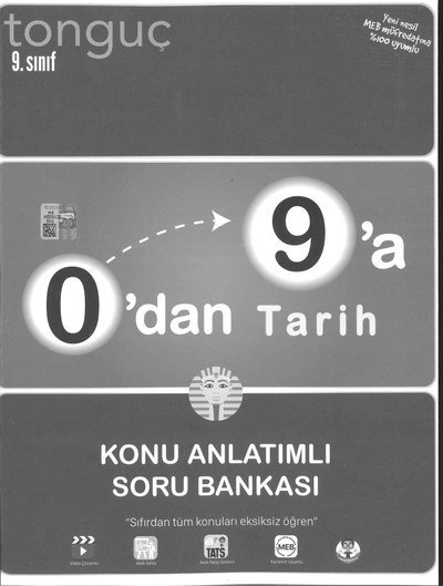 0'DAN 9'A TARİH KONU ANLATIMLI SORU BANKASI