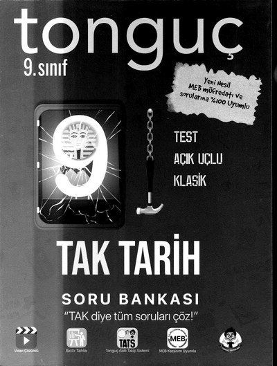 TAK TARİH SORU BANKASI TEST AÇIK UÇLU KLASİK Vega Efsanesi
