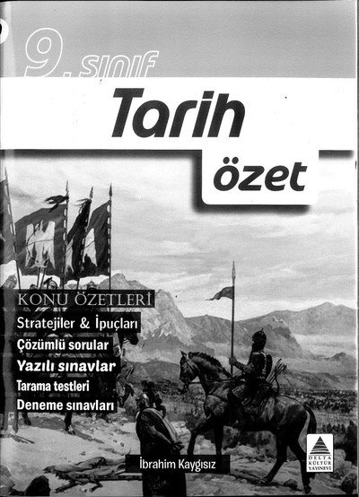TARİH ÖZET KONU ÖZETLERİ