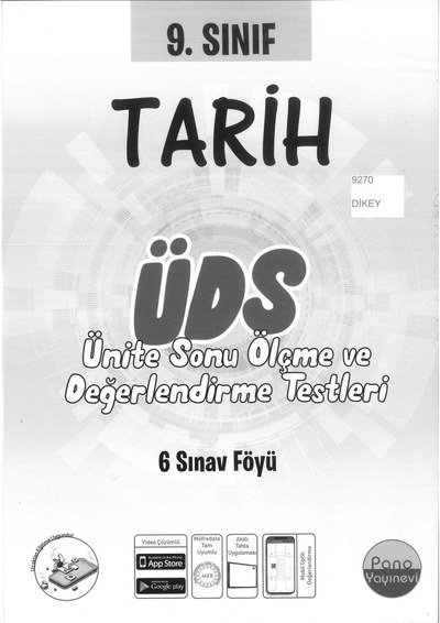 TARİH 4. FASİKÜL 6 SINAV FÖYÜ Vega Efsanesi