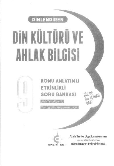 DİN KÜLTÜRÜ VE AHLAK BİLGİSİ KONU ANLATIMLI ETKİNLİKLİ SORU BANKASI Vega Efsanesi
