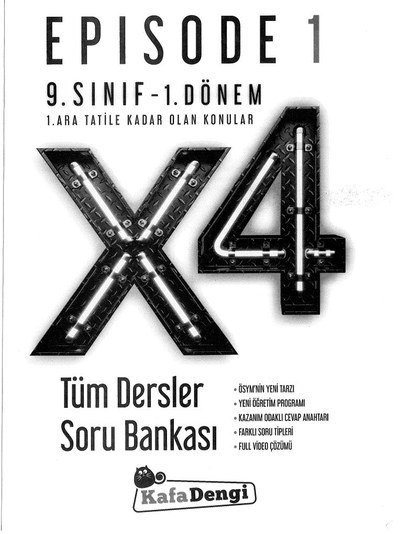 EPISODE 1 X4 TÜM DERSLER SORU BANKASI Vega Efsanesi