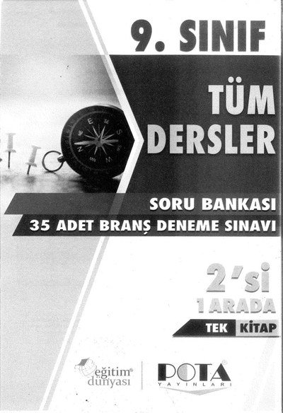 TÜM DERSLER SORU BANKASI 35 ADET BRANŞ DENEME SINAVI 2'Sİ 1 ARADA TEK KİTAP Vega Efsanesi