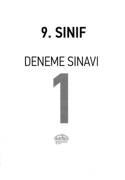 DENEME SINAVI 1 Vega Efsanesi