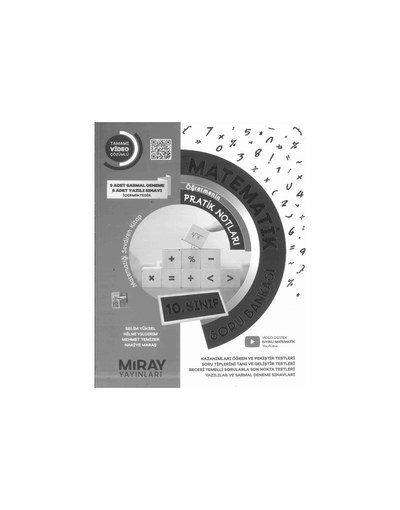 MATEMATİK ÖĞRETMENİN PRATİK NOTLARI SORU BANKASI Vega Efsanesi