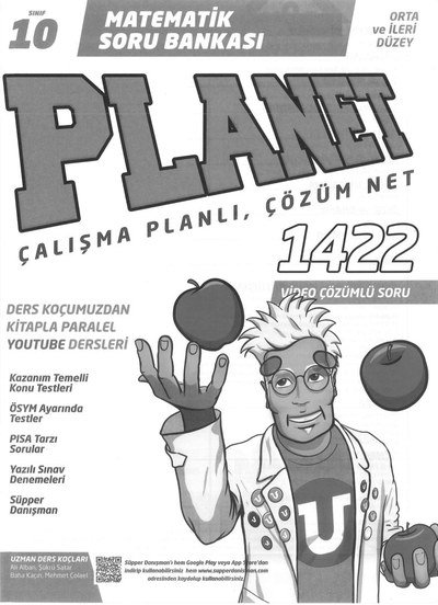 MATEMATİK SORU BANKASI PLANET ÇALIŞMA PLANLI ÇÖZÜM NET 1422 ÇÖZÜMLÜ SORU Vega Efsanesi