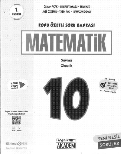 MATEMATİK SORU BANKASI KONU ÖZETLİ