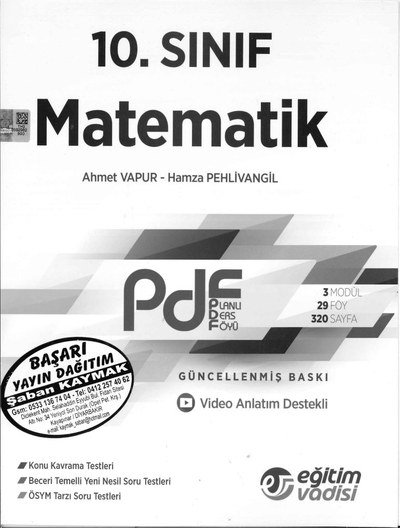 MATEMATİK PLANLI DERS FÖYÜ GÜNCELLENMİŞ BASKI