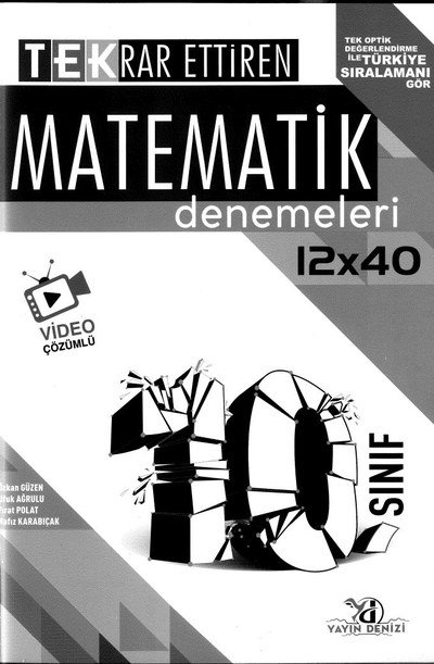 TEKRAR ETTİREN MATEMATİK DENEMELERİ 12x40 Vega Efsanesi
