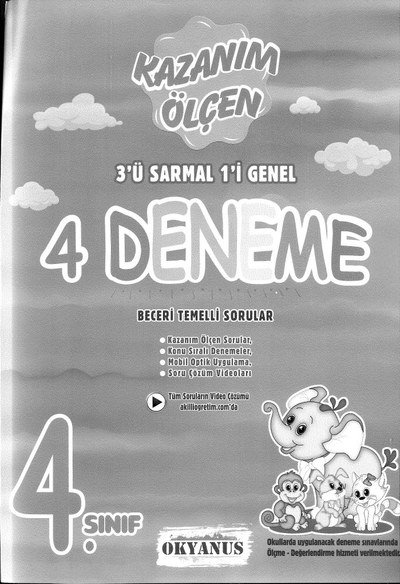 KAZANIM ÖLÇEN 4 DENEME Vega Efsanesi