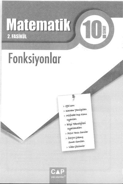 MATEMATİK 2. FASİKÜL FONKSİYONLAR Vega Efsanesi