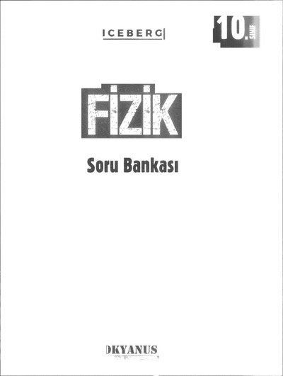 FİZİK SORU BANKASI ICEBERG Vega Efsanesi