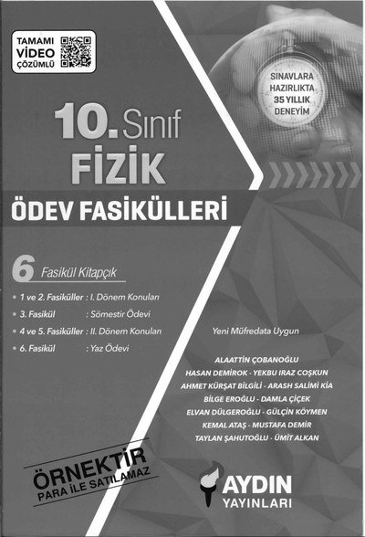 FİZİK ÖDEV FASİKÜLLERİ Vega Efsanesi