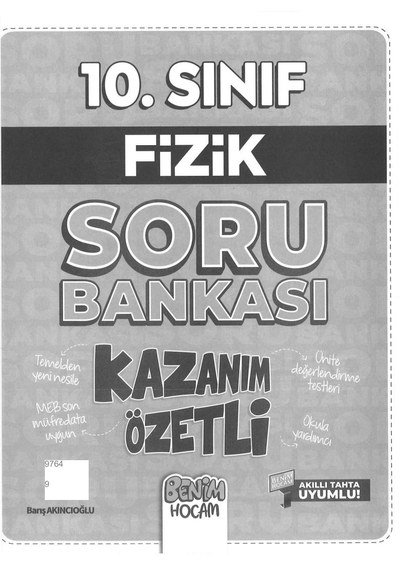 FİZİK SORU BANKASI KAZANIM ÖZETLİ BENİM HOCAM