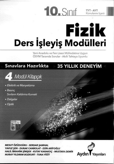 FİZİK DERS İŞLEYİŞ MODÜLLERİ 4 MODÜL KİTAPÇIK Vega Efsanesi