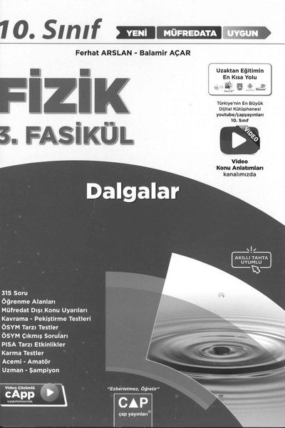 FİZİK 3. FASİKÜL DALGALAR Vega Efsanesi