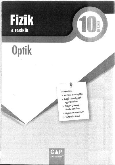 FİZİK 4. FASİKÜL OPTİK